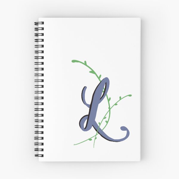 Item preview, Letter L lettering Initial Monogram alphabet  designed and sold by Antique-Gifts.