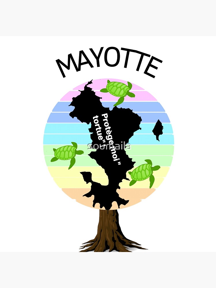 Mayotte Rahachiri flag 976 | Poster