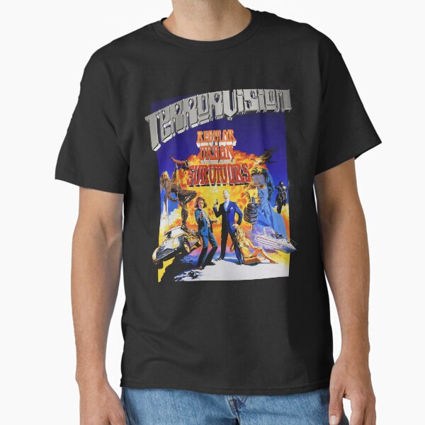 Item preview, Terrorvision, How to make friends and influence people, regular urban survivors, Formaldehyde, shaving peaches,  designed and sold by ElasticaShirts.
