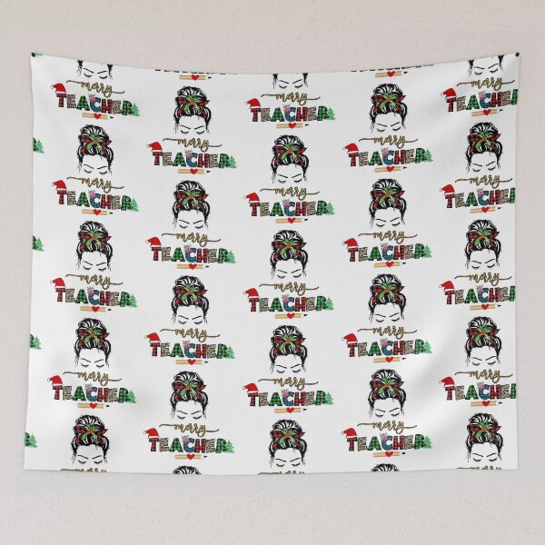 Item preview, Merry Teacher I Christmas Holiday Teacher designed and sold by younghopes.