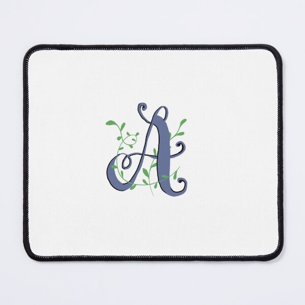 Item preview, Letter A lettering Initial Monogram alphabet  designed and sold by Antique-Gifts.