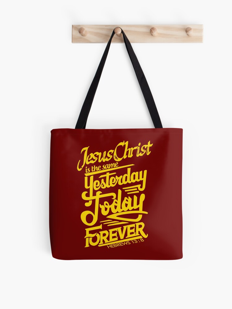 Hebrews Verse Tote Bag Hebrews Verse Tote Bag