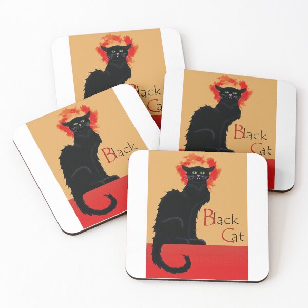 Item preview, black cat illustration designed and sold by CreandoLios.