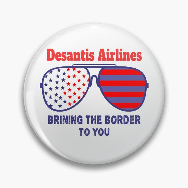 Artikelvorschau, Retro-Usa-Flaggen-Sonnenbrille DeSantis Airlines bringt die Grenze für Männer und Frauen zu Ihnen entworfen und verkauft von ghostsanda.