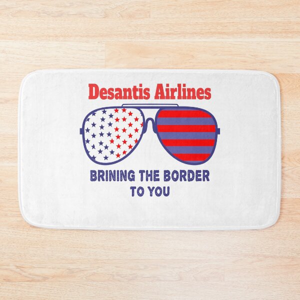 Item preview, Retro Usa Flag Sunglasses DeSantis Airlines Bringing The Border To You For Men And Women designed and sold by ghostsanda.