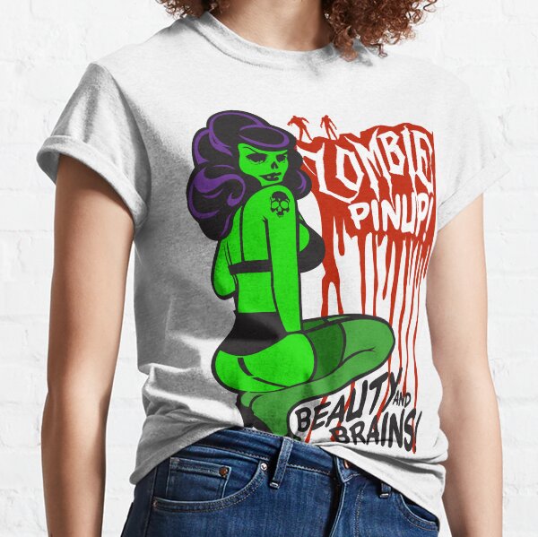 Zombie Pinup #1 Classic T-Shirt