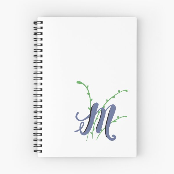 Item preview, Letter M lettering Initial Monogram alphabet designed and sold by Antique-Gifts.