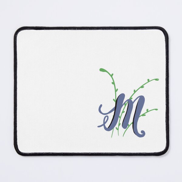 Item preview, Letter M lettering Initial Monogram alphabet designed and sold by Antique-Gifts.