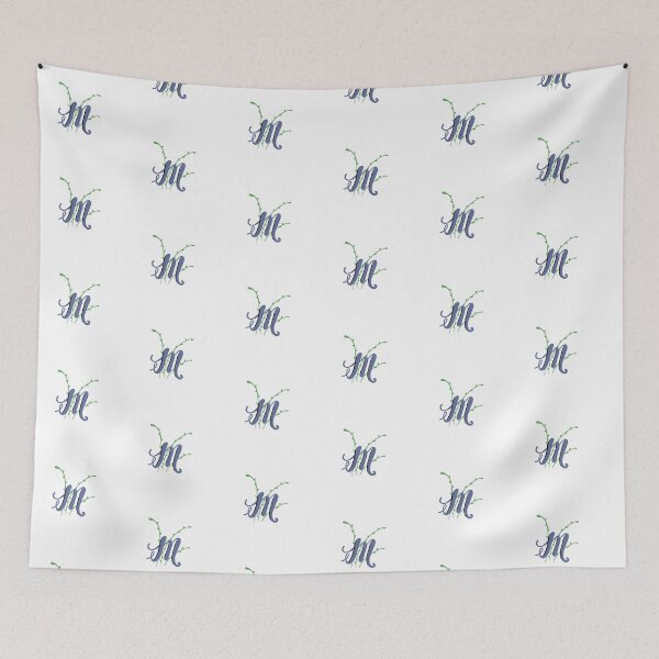 Item preview, Letter M lettering Initial Monogram alphabet designed and sold by Antique-Gifts.