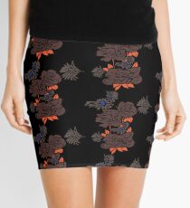 dark roses Mini Skirt