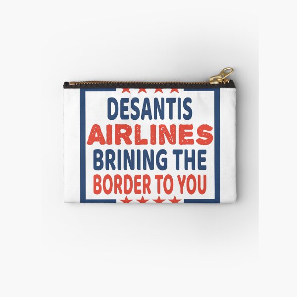 Aperçu de l'œuvre Retro Usa DeSantis Airlines vous apporte la frontière pour les hommes et les femmes créée et vendue par ghostsanda.