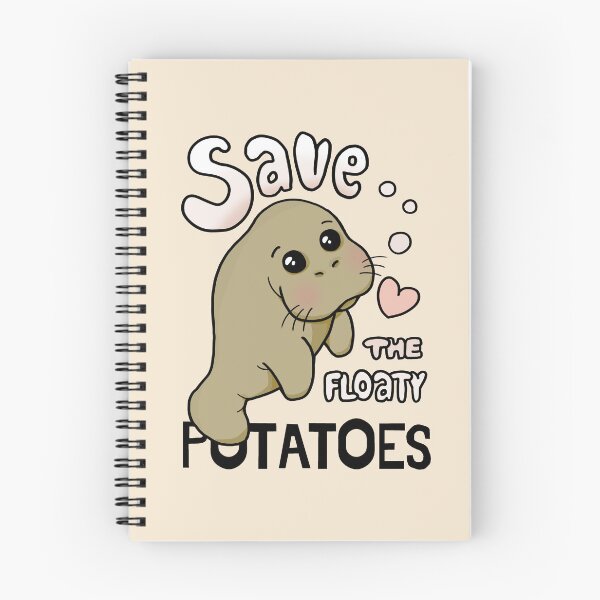 Item preview, Save The Floaty Potatoes - Cute Manatee designed and sold by ViewerEqualsPhoton.