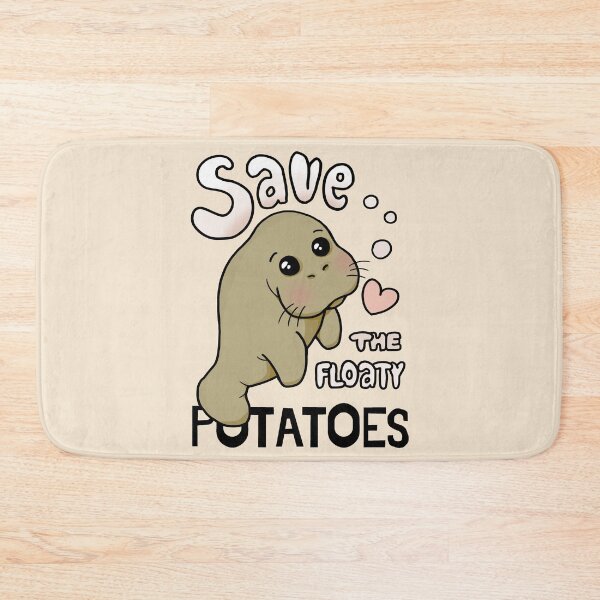 Item preview, Save The Floaty Potatoes - Cute Manatee designed and sold by ViewerEqualsPhoton.