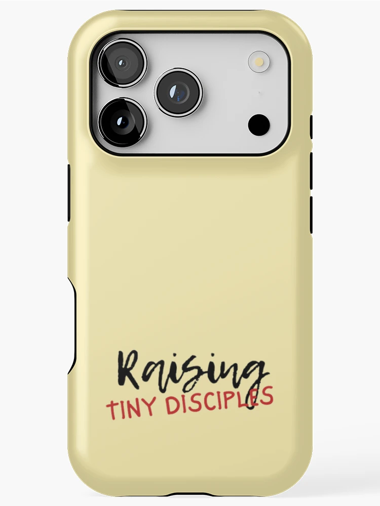 Thumbnail 1 of 4, iPhone Case, Raising tiny disciples designed and sold by Serendipity Grace Co..