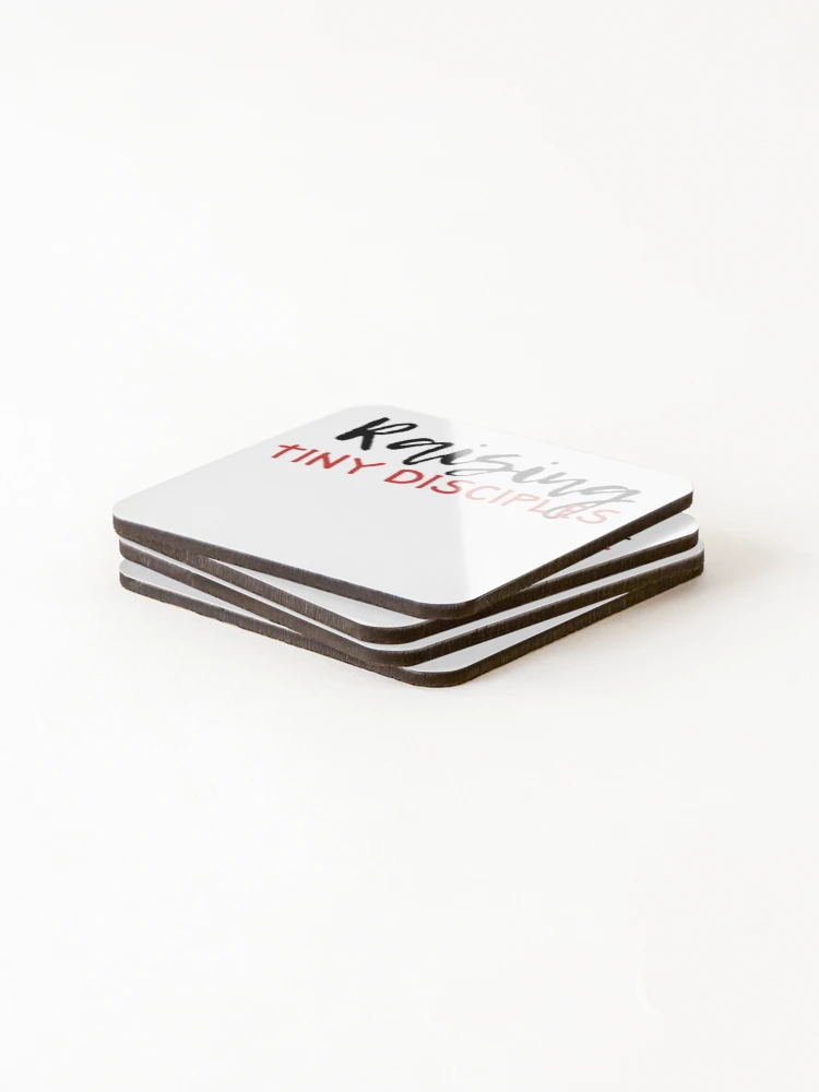 Thumbnail 4 of 5, Coasters (Set of 4), Raising tiny disciples designed and sold by Serendipity Grace Co..