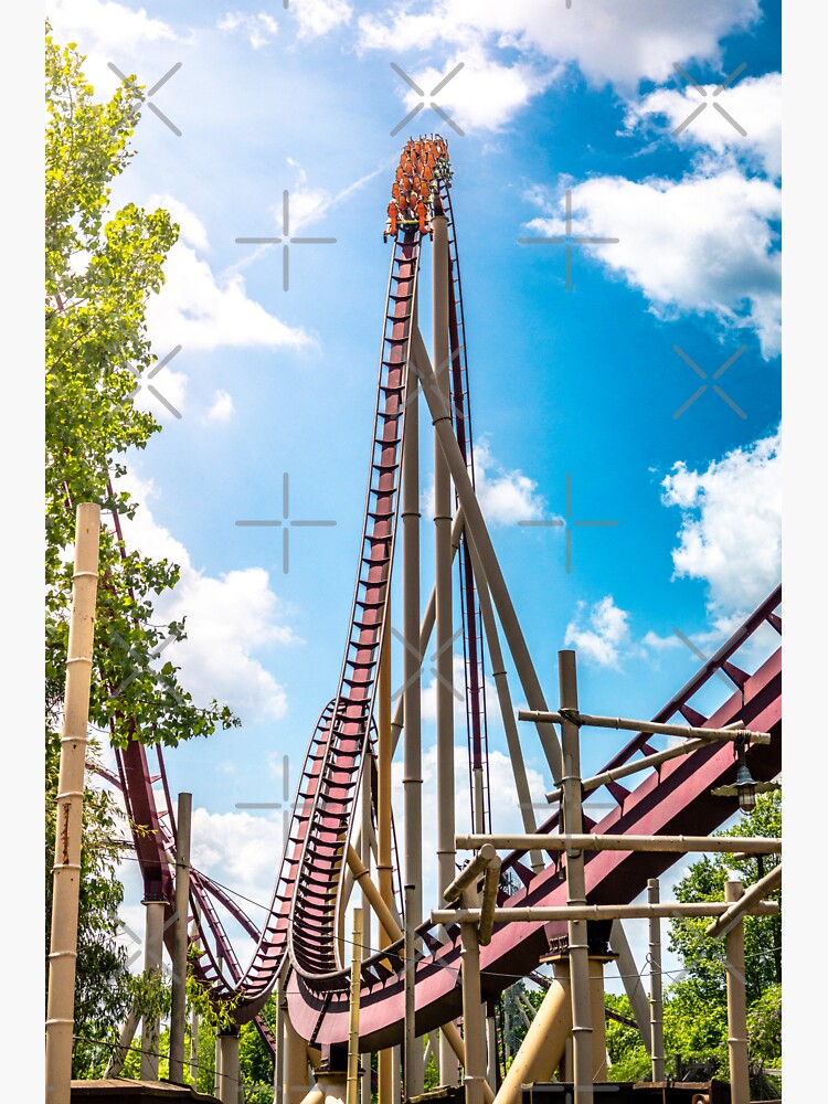 "Diamondback Roller Coaster, Kings Island" Sticker for Sale by