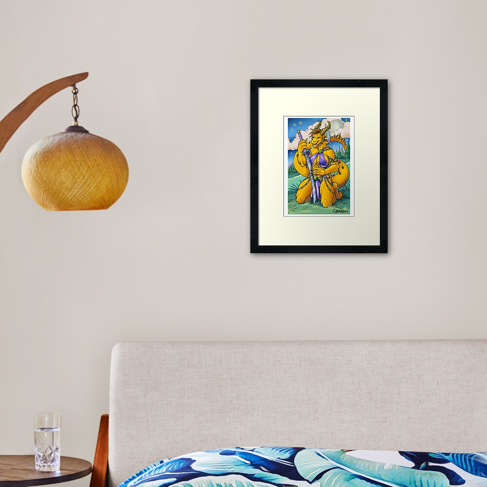 Item preview, Framed Art Print designed and sold by cybercat.