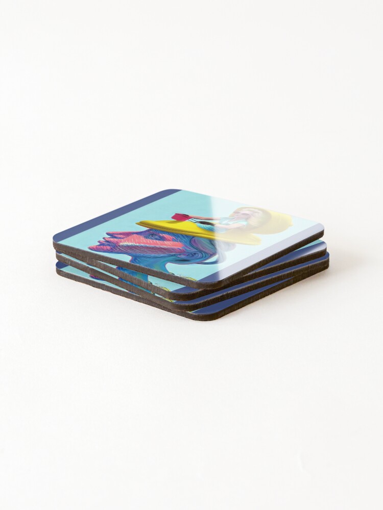Thumbnail 4 of 5, Coasters (Set of 4), Joy Ride designed and sold by RitaMaye.