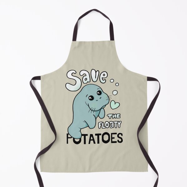 Item preview, Save The Floaty Potato - Cute Manatee designed and sold by ViewerEqualsPhoton.
