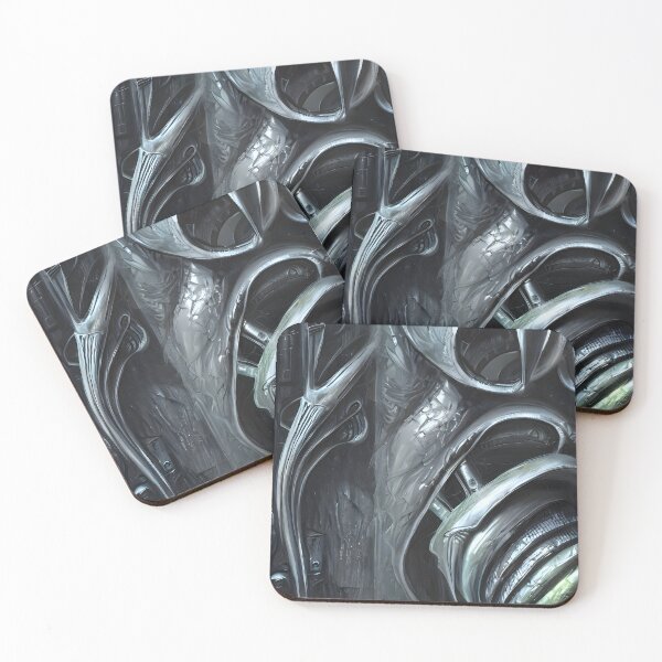 Item preview, Organic alien spaceship cyberpunk biomech sci-fi structure designed and sold by UDDesign.
