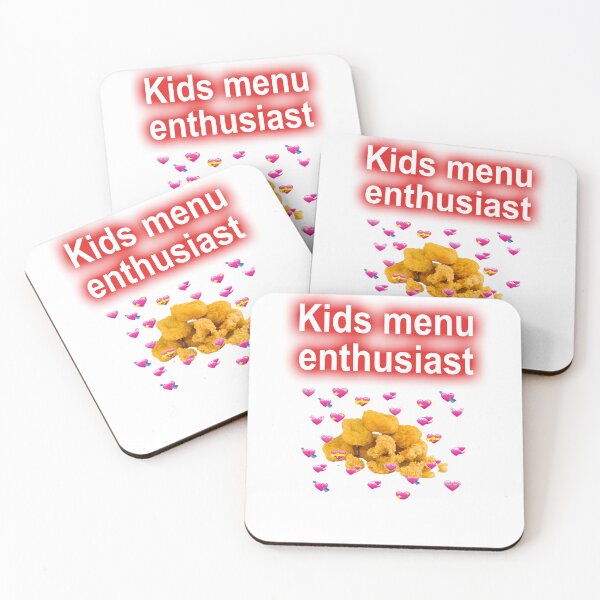 Item preview, Kids Menu Enthusiast designed and sold by autismaffirmed.