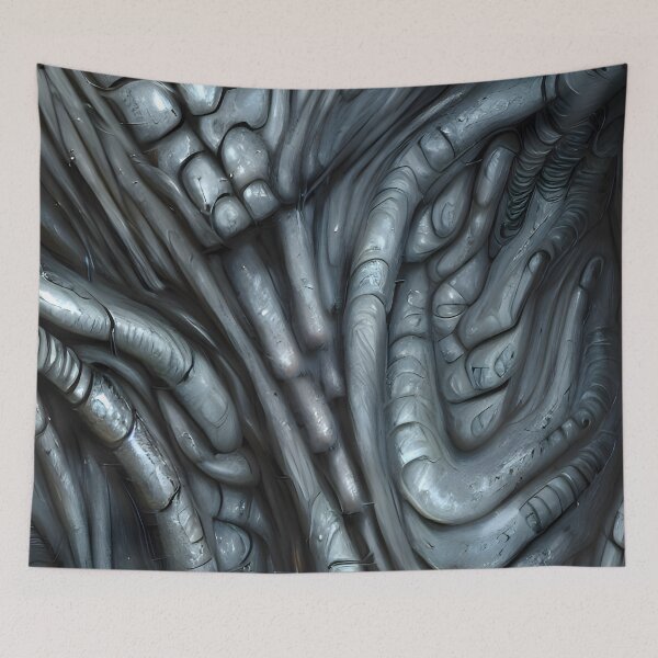 Item preview, Organic alien spaceship cyberpunk biomech sci-fi structure  designed and sold by UDDesign.