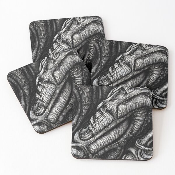 Item preview, Organic alien spaceship cyberpunk biomech sci-fi structure designed and sold by UDDesign.