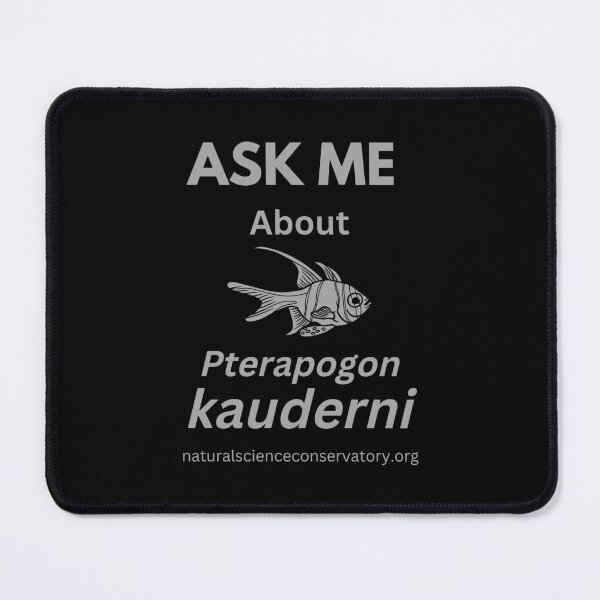 Item preview, Ask Me About Pterapogon kauderni (Banggai cardinalfish) designed and sold by Discovered.