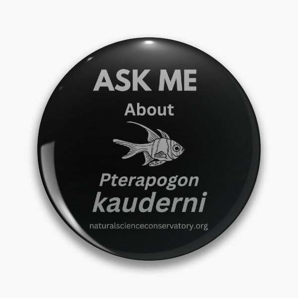 Item preview, Ask Me About Pterapogon kauderni (Banggai cardinalfish) designed and sold by Discovered.