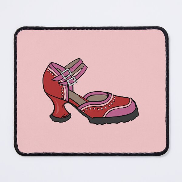Item preview, Fluevog Qtee Shoe in Red, Pink designed and sold by anne m bray.