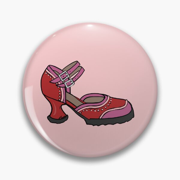 Item preview, Fluevog Qtee Shoe in Red, Pink designed and sold by anne m bray.