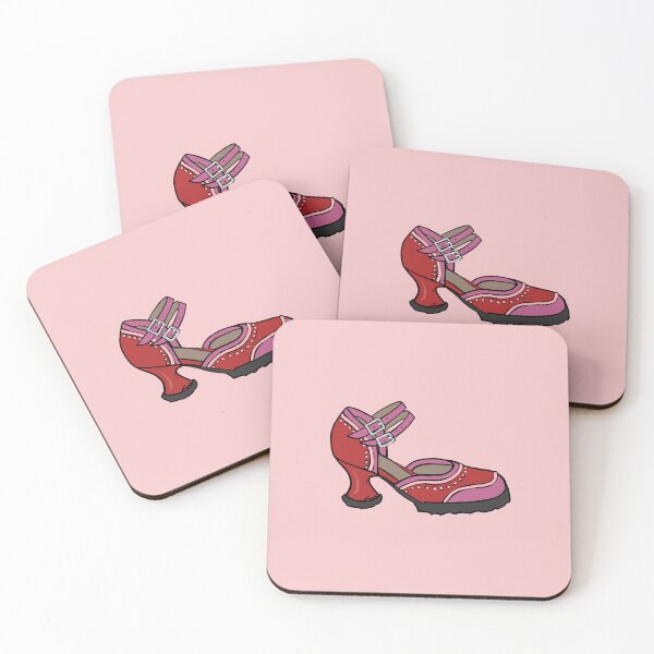 Item preview, Fluevog Qtee Shoe in Red, Pink designed and sold by anne m bray.