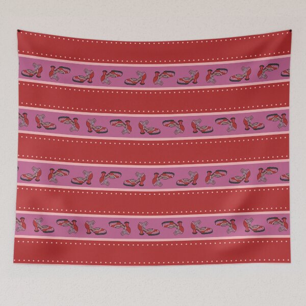 Item preview, Fluevog Qtee Shoe in Red, Pink designed and sold by anne m bray.