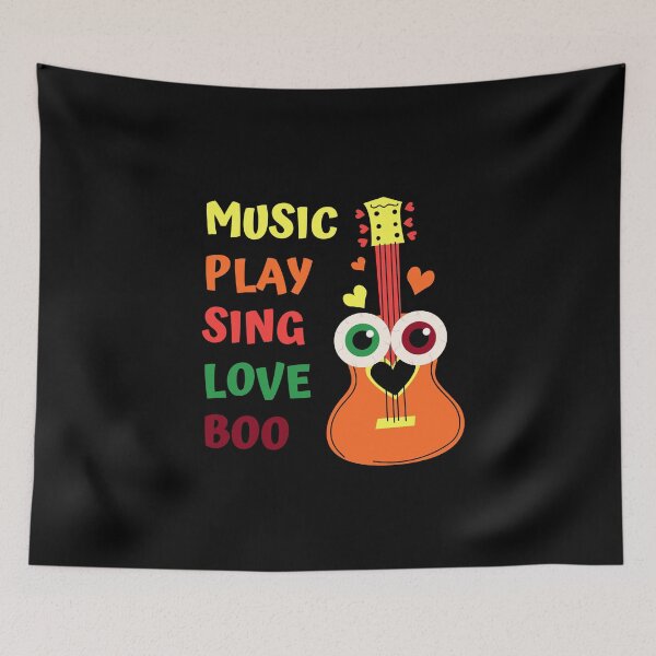 Item preview, Music Guitar Halloween Design designed and sold by myspookycuties.