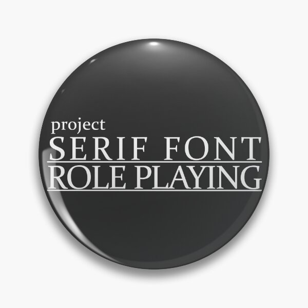 Item preview, Project Serif Font RPG designed and sold by The Camobot Shop.