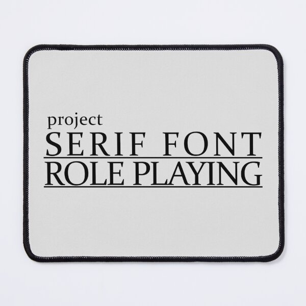 Item preview, Project Serif Font RPG designed and sold by The Camobot Shop.