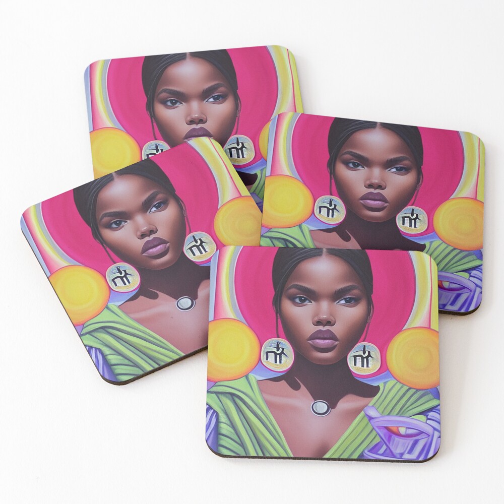 Item preview, Coasters (Set of 4) designed and sold by DeepSymbolism.
