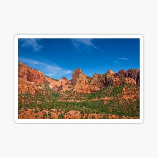 "Kolob Canyon in Zion National Park" Sticker for Sale by jakewaller