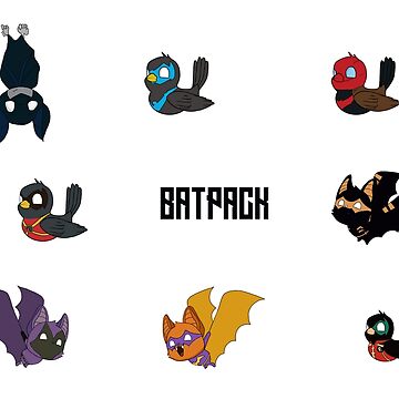 Artwork thumbnail, BatFam BatPack by showersxflowers