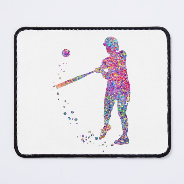 Item preview, Girl baseball softball  designed and sold by Rosaliartbook.