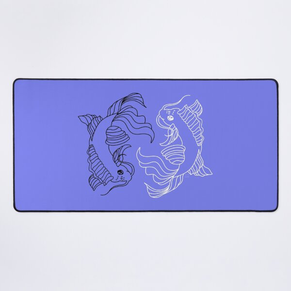 Item preview, Simple Bold Black and White Linework - 2 Koi Fish, Yin and Yang designed and sold by Lucidesigns.