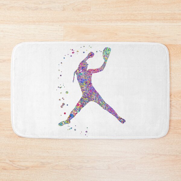 Item preview, Girl baseball softball  designed and sold by Rosaliartbook.