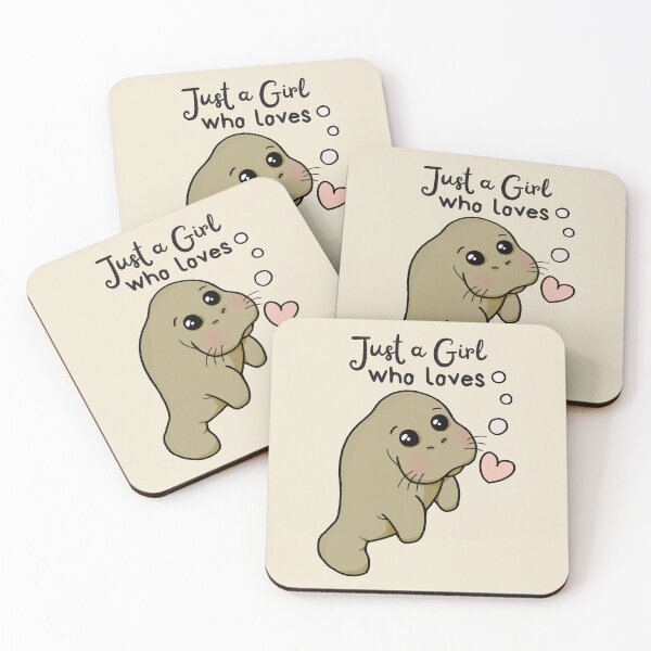 Item preview, Just A Girl Who Loves Manatees - Cute Manatee designed and sold by ViewerEqualsPhoton.