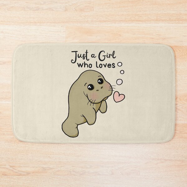 Item preview, Just A Girl Who Loves Manatees - Cute Manatee designed and sold by ViewerEqualsPhoton.