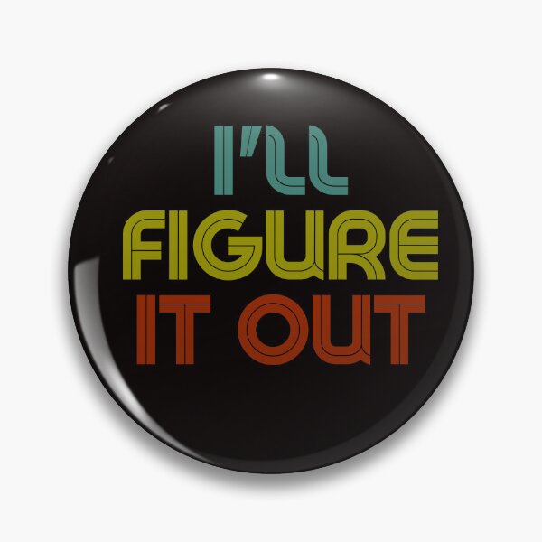 Item preview, RETRO-  I'll Figure It Out designed and sold by IFIOgirl.