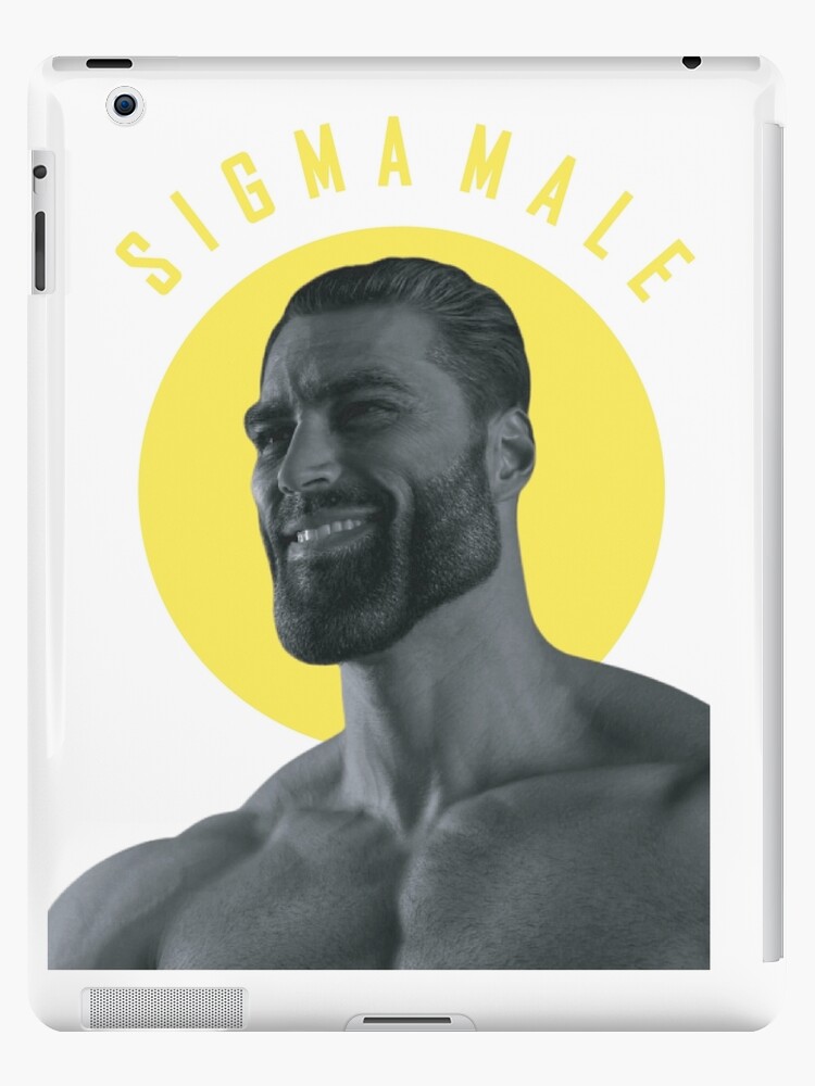 blonde chad, yes chad meme, twitter giga chad meme Active | iPad Case & Skin