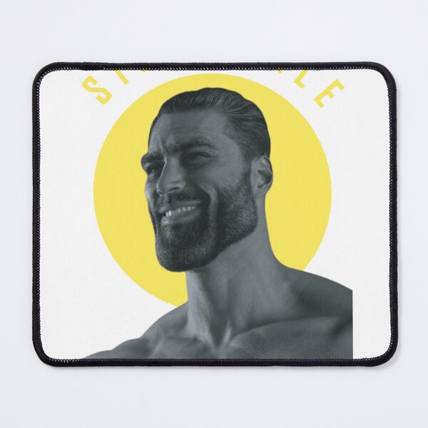 Item preview, giga chad meme designed and sold by redbubblejo.
