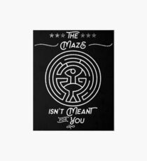 Westworld - The Maze Art Board