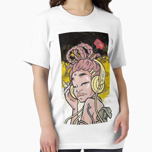 Item preview, cute girl music art designed and sold by WAZDart.