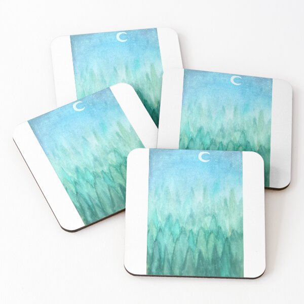 Item preview, Watercolor Pines designed and sold by nestofshinies.